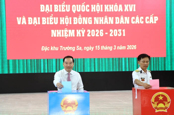 Thành công bầu cử ở đặc khu Trường Sa: Khẳng định quyết tâm xây dựng và phát triển Trường Sa thành trung tâm kinh tế, văn hóa, xã hội trên biển của cả nước