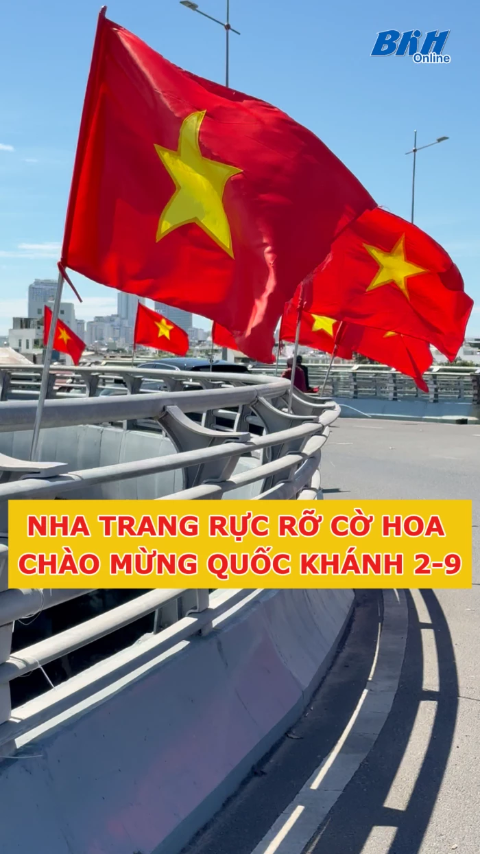 Nha Trang rực rỡ cờ hoa chào mừng Quốc khánh 2-9