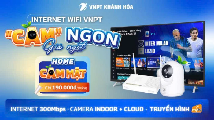 VNPT Khánh Hòa: Giới thiệu đến khách hàng bộ đôi gói cước "3 trong 1"