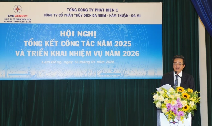 Công ty Cổ phần Thủy điện Đa Nhim - Hàm Thuận - Đa Mi hoàn thành xuất sắc nhiệm vụ năm 2025