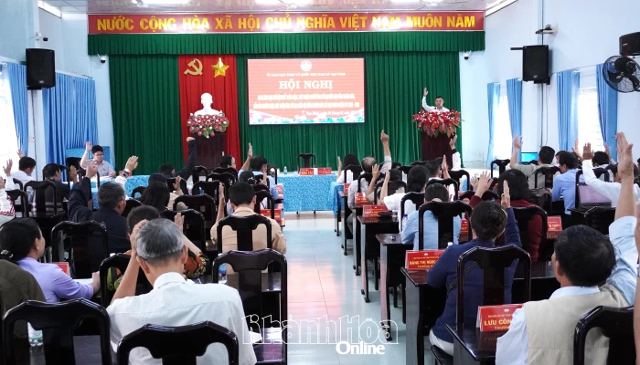 Lấy ý kiến người được giới thiệu ứng cử đại biểu HĐND xã Vạn Ninh nhiệm kỳ 2026 - 2031