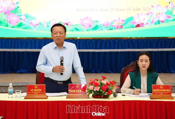 Đoàn kiểm tra số 3 kiểm tra công tác bầu cử đại biểu Quốc hội khóa XVI và đại biểu HĐND các cấp nhiệm kỳ 2026 - 2031