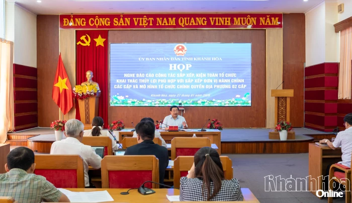 Thống nhất, đồng bộ việc quản lý công trình thủy lợi