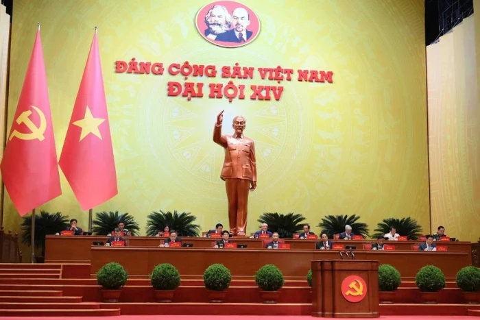 Thông cáo báo chí về ngày làm việc thứ hai Đại hội đại biểu toàn quốc lần thứ XIV của Đảng