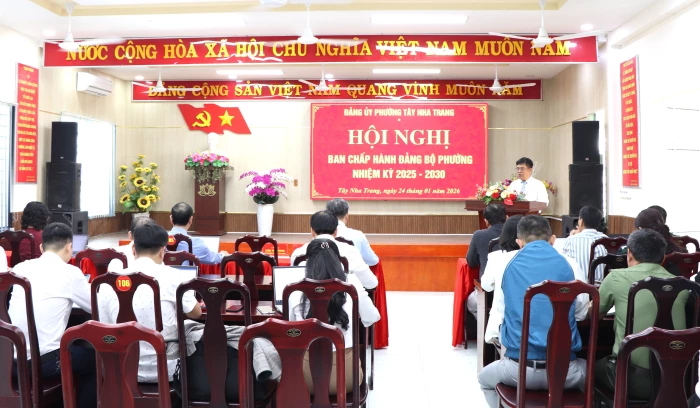 Đảng ủy phường Tây Nha Trang thông qua Đề án Nâng cao chất lượng, hiệu quả hoạt động phường