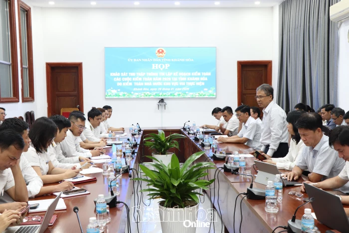 Từ ngày 26 đến ngày 30-1: Đoàn khảo sát Kiểm toán Nhà nước khu vực VIII khảo sát thu thập thông tin tại tỉnh Khánh Hòa