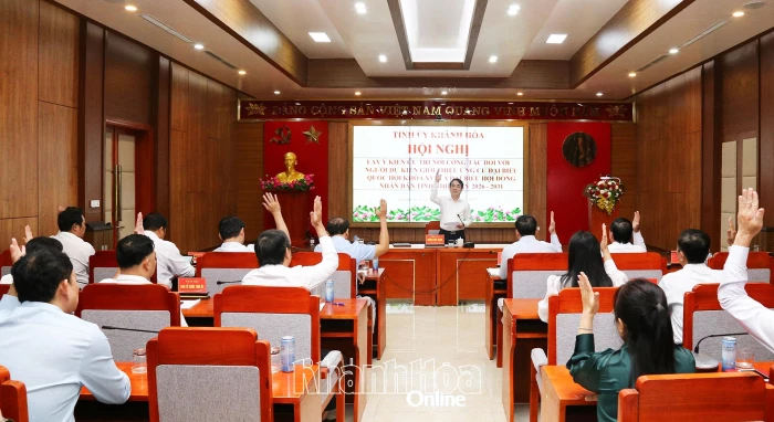 3 đồng chí trong Thường trực Tỉnh ủy Khánh Hòa được cử tri giới thiệu tham gia ứng cử đại biểu HĐND tỉnh nhiệm kỳ 2026 - 2031