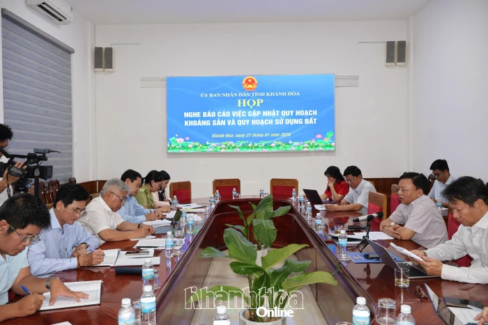 Rà soát, cập nhật quy hoạch khoáng sản và quy hoạch sử dụng đất