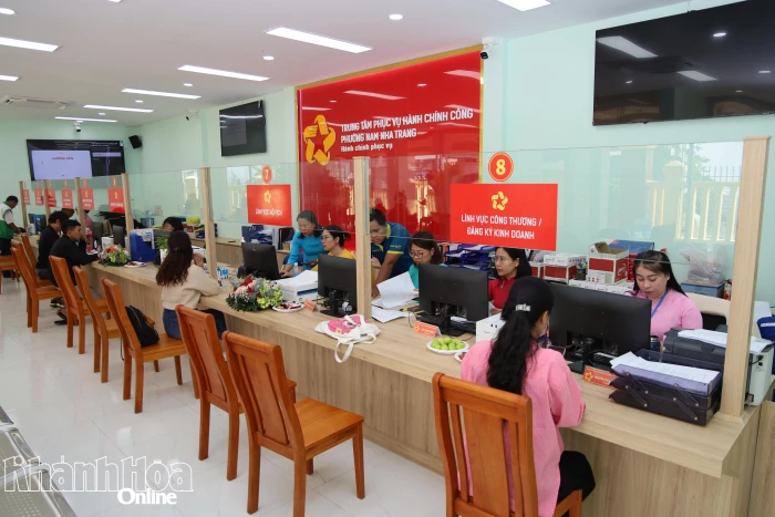 UBND phường Nam Nha Trang đưa vào hoạt động trụ sở Trung tâm Phục vụ hành chính công mới