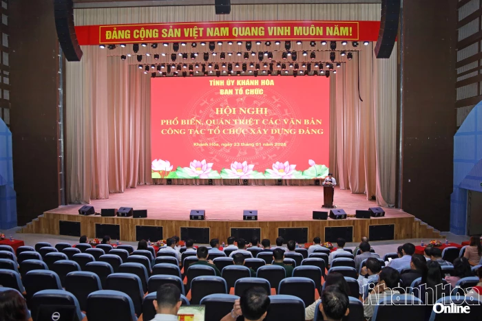 Ban Tổ chức Tỉnh ủy phổ biến, quán triệt các văn bản về công tác tổ chức xây dựng Đảng