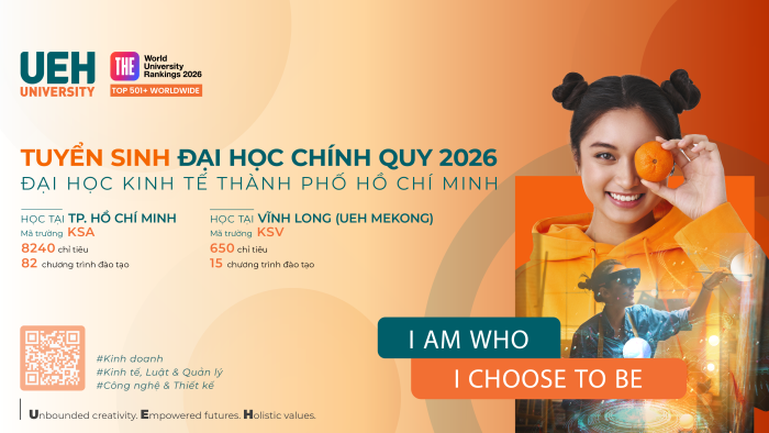 Điểm mới trong tuyển sinh năm 2026 của Đại học Kinh tế Thành phố Hồ Chí Minh