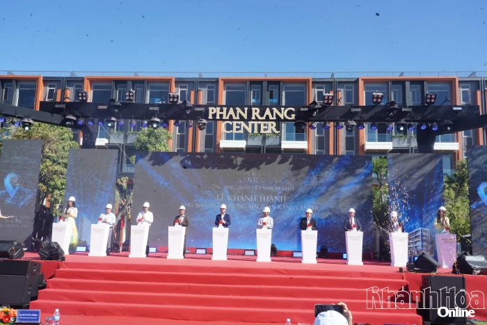 Khánh thành giai đoạn 1 Khu nhà phố thương mại Phan Rang Center