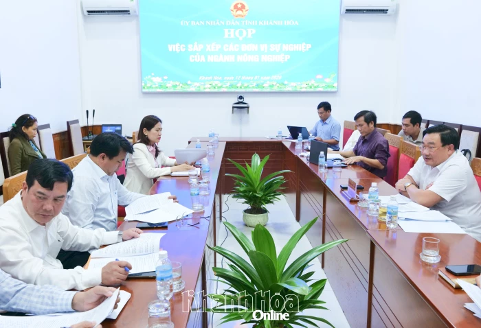 Sắp xếp các đơn vị sự nghiệp công lập ngành Nông nghiệp