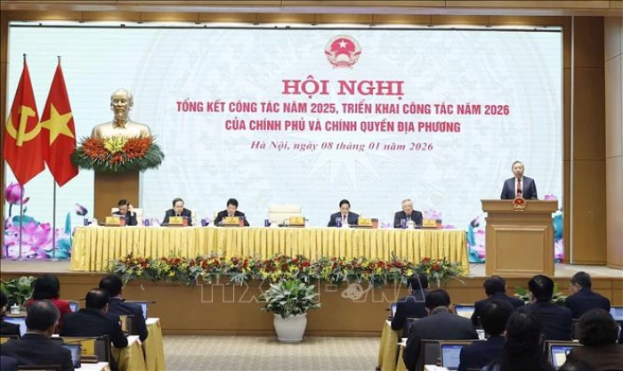 Tổng Bí thư Tô Lâm dự, chỉ đạo Hội nghị tổng kết công tác năm 2025, triển khai công tác năm 2026 của Chính phủ và chính quyền địa phương