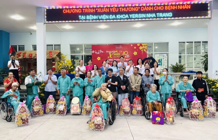 Bệnh viện Đa khoa Yersin Nha Trang tổ chức chương trình “Xuân yêu thương” dành cho bệnh nhân