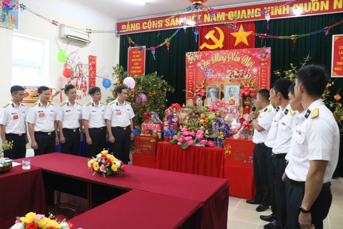 Hội thi trang trí phòng đón xuân tại Lữ đoàn 189 Hải quân