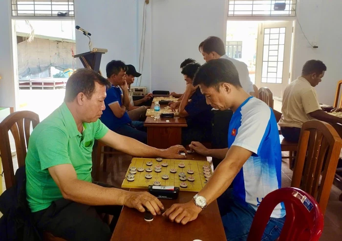 45 kỳ thủ tranh tài tại Giải cờ tướng phường Cam Linh năm 2026