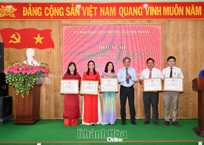 Năm 2026, phường Tây Nha Trang phấn đấu mức độ hài lòng của người dân đạt 90%