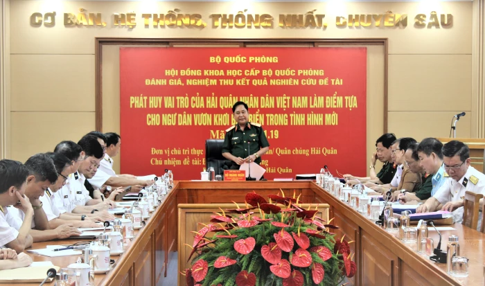 Hội đồng Khoa học Bộ Quốc phòng nghiệm thu đề tài khoa học xã hội và nhân văn quân sự