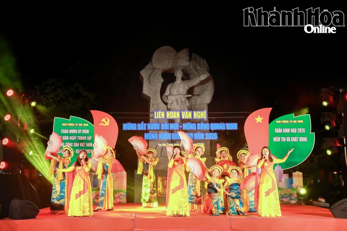 Phường Tây Nha Trang tổ chức liên hoan văn nghệ mừng Đảng, mừng xuân