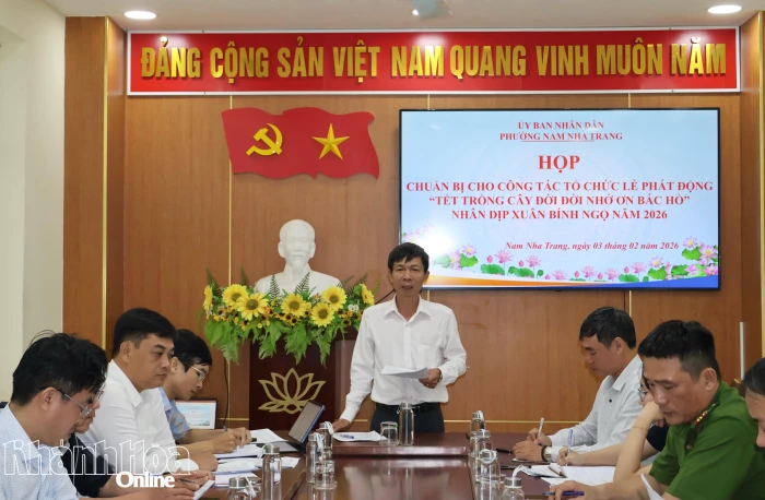 Phường Nam Nha Trang chuẩn bị chu đáo cho Lễ phát động "Tết trồng cây đời đời nhớ ơn Bác Hồ"