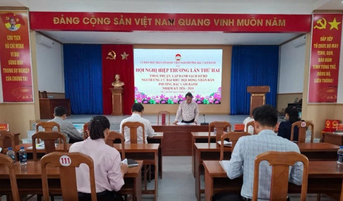 Thống nhất danh sách 40 người ứng cử đại biểu HĐND phường Bắc Cam Ranh