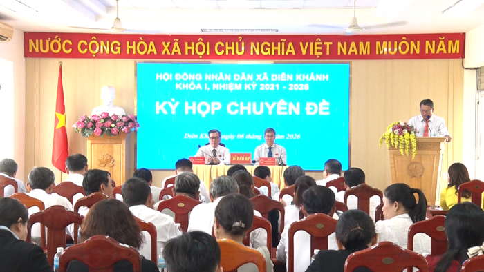 Kỳ họp chuyên đề HĐND xã Diên Khánh khóa I