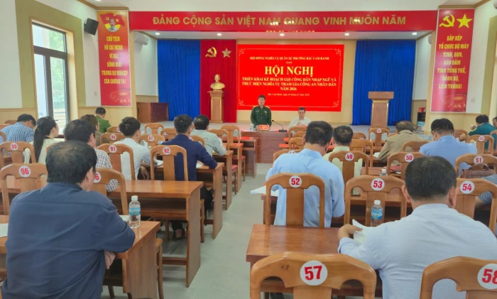 Phường Bắc Cam Ranh triển khai kế hoạch gọi công dân nhập ngũ năm 2026