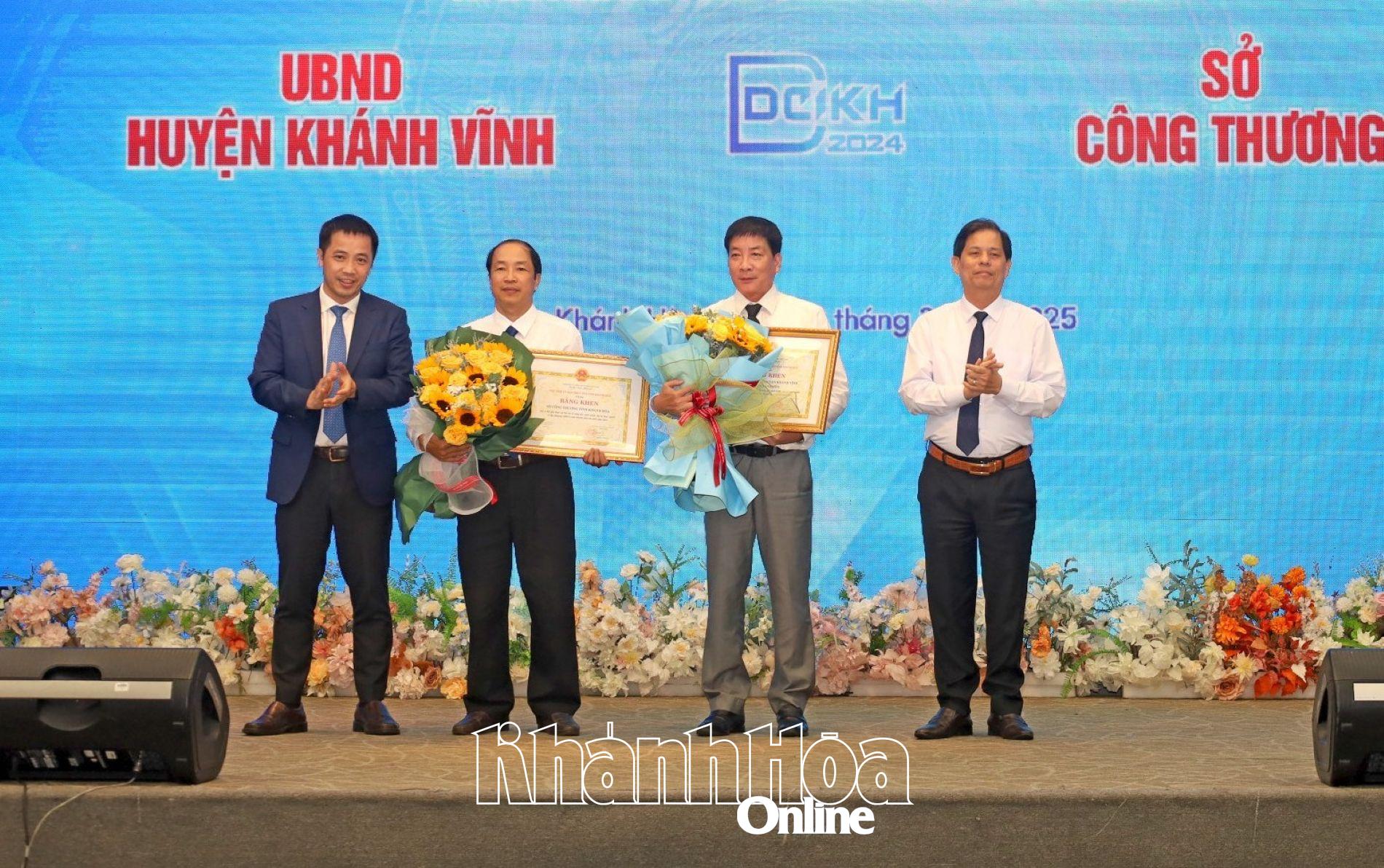 Sở Công Thương và UBND huyện Khánh Vĩnh dẫn đầu chỉ số DDCI của tỉnh năm 2024