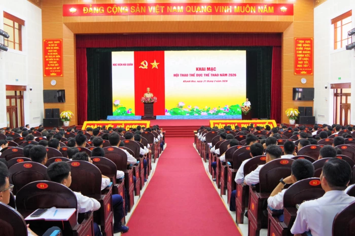 Học viện Hải quân tổ chức Hội thao thể dục thể thao