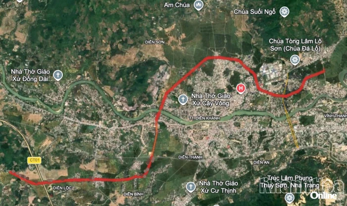 Dự án Đường giao thông liên vùng Diên Khánh: Sớm thi công để hoàn thành nhiệm vụ đột phá