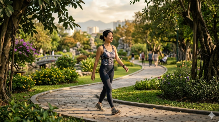 5 lợi ích khi đi bộ 1 km mỗi ngày