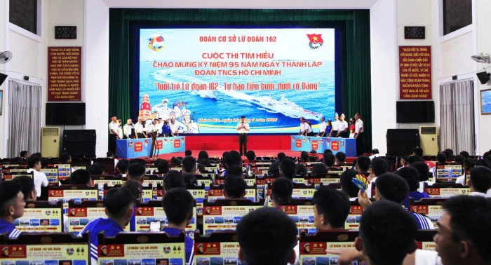 Đoàn cơ sở Lữ đoàn 162 tổ chức cuộc thi tìm hiểu truyền thống 95 năm Đoàn Thanh niên Cộng sản Hồ Chí Minh