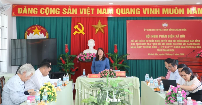 Phản biện xã hội dự thảo Nghị quyết mức quà tặng đối với người có công với cách mạng