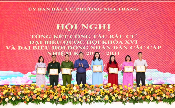 Phường Nha Trang tổng kết công tác bầu cử