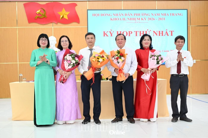 Kỳ họp thứ nhất HĐND phường Nam Nha Trang khóa II, nhiệm kỳ 2026 - 2031