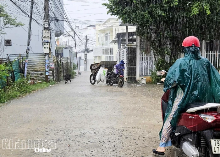 Cảnh báo mưa dông trên đất liền, gió mạnh trên biển
