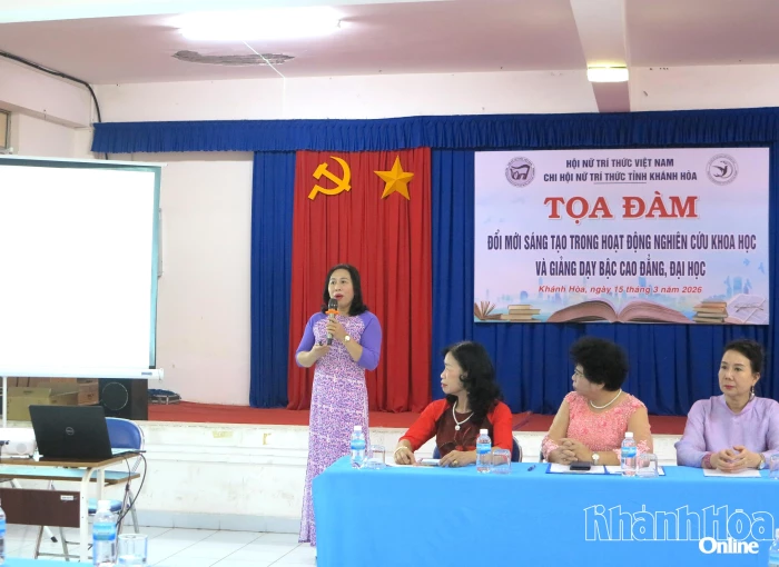 Tọa đàm về đổi mới sáng tạo trong nghiên cứu khoa học và giảng dạy bậc cao đẳng, đại học