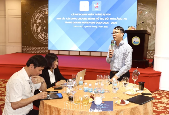 Gần 100 doanh nghiệp tham dự chương trình Cà phê doanh nhân về đổi mới sáng tạo