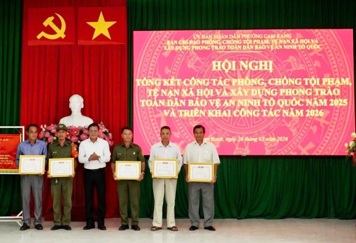 Phường Cam Ranh tổng kết công tác phòng, chống tội phạm năm 2025