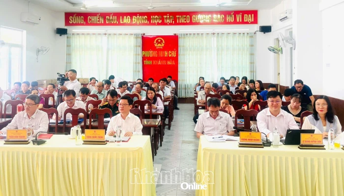 Phường Ninh Chử tổng kết công tác bầu cử đại biểu Quốc hội khóa XVI và đại biểu HĐND các cấp