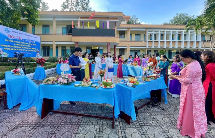 Hội Phụ nữ phường Cam Ranh tổ chức hội thi nấu ăn nhân Ngày Quốc tế Phụ nữ