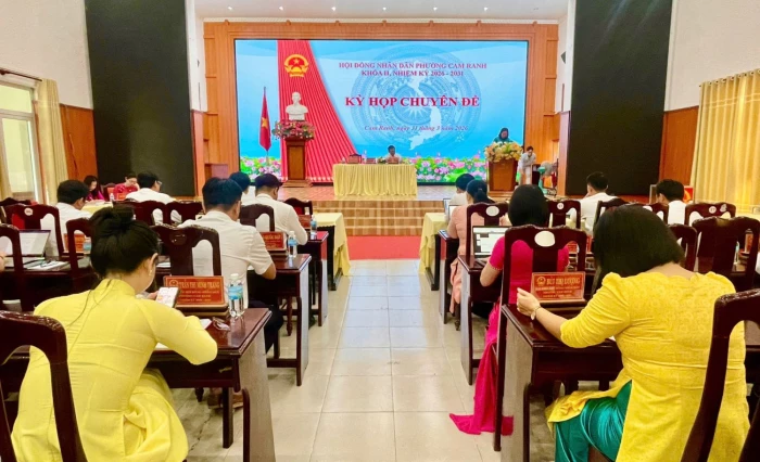 Kỳ họp chuyên đề HĐND phường Cam Ranh khóa II, nhiệm kỳ 2026 - 2031