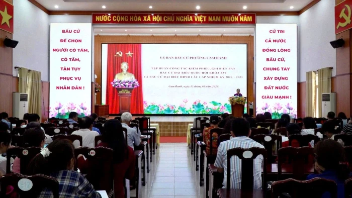 Phường Cam Ranh tập huấn nghiệp vụ công tác bầu cử