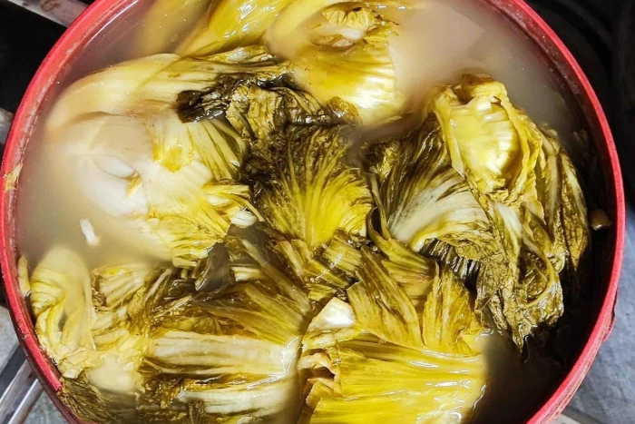 Dưa cải tháng Giêng