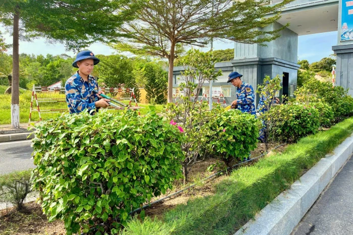 Đoàn thanh niên các đơn vị hải quân tổ chức hoạt động tình nguyện