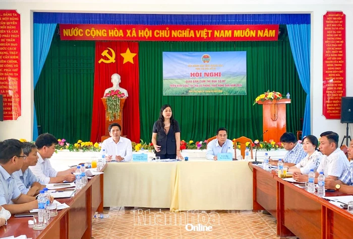 Hội nghị giao ban Cụm thi đua số 2 Hội Nông dân tỉnh Khánh Hòa