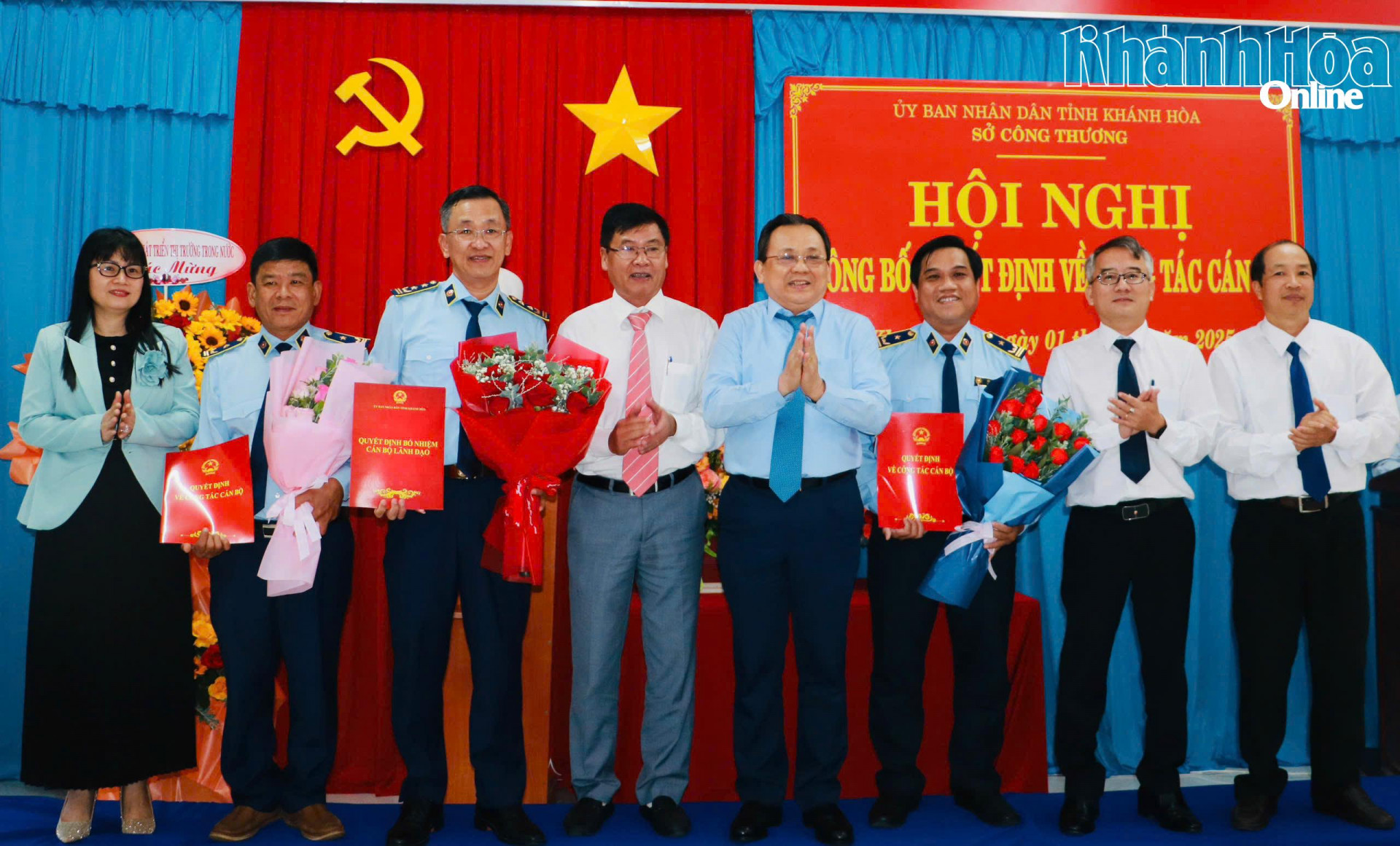 Chi cục Quản lý thị trường tỉnh Khánh Hòa: Công bố quyết định về công tác cán bộ