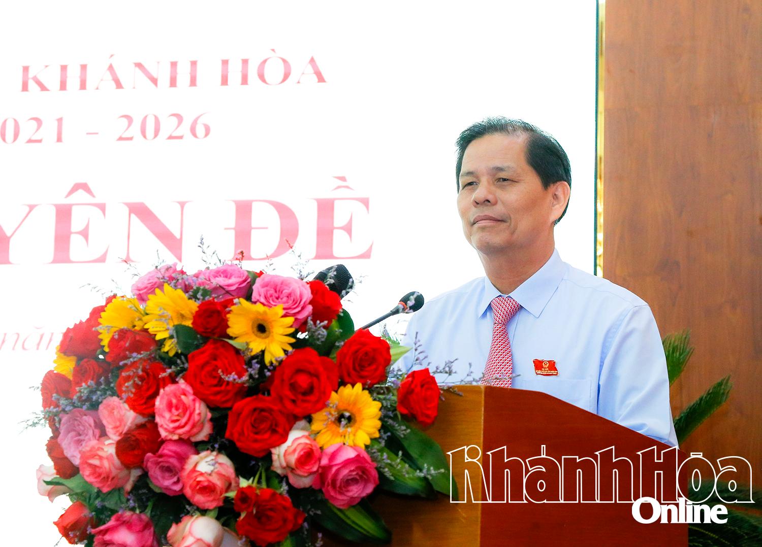 Chủ tịch UBND tỉnh Khánh Hòa Nguyễn Tấn Tuân: Tán thành chủ trương sắp xếp các đơn vị hành chính