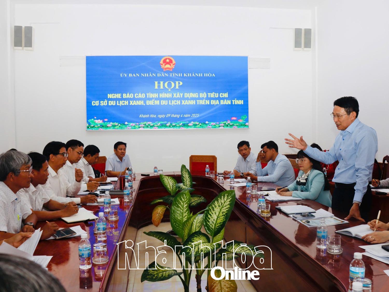 Sẽ ban hành Bộ Tiêu chuẩn du lịch xanh tỉnh Khánh Hòa